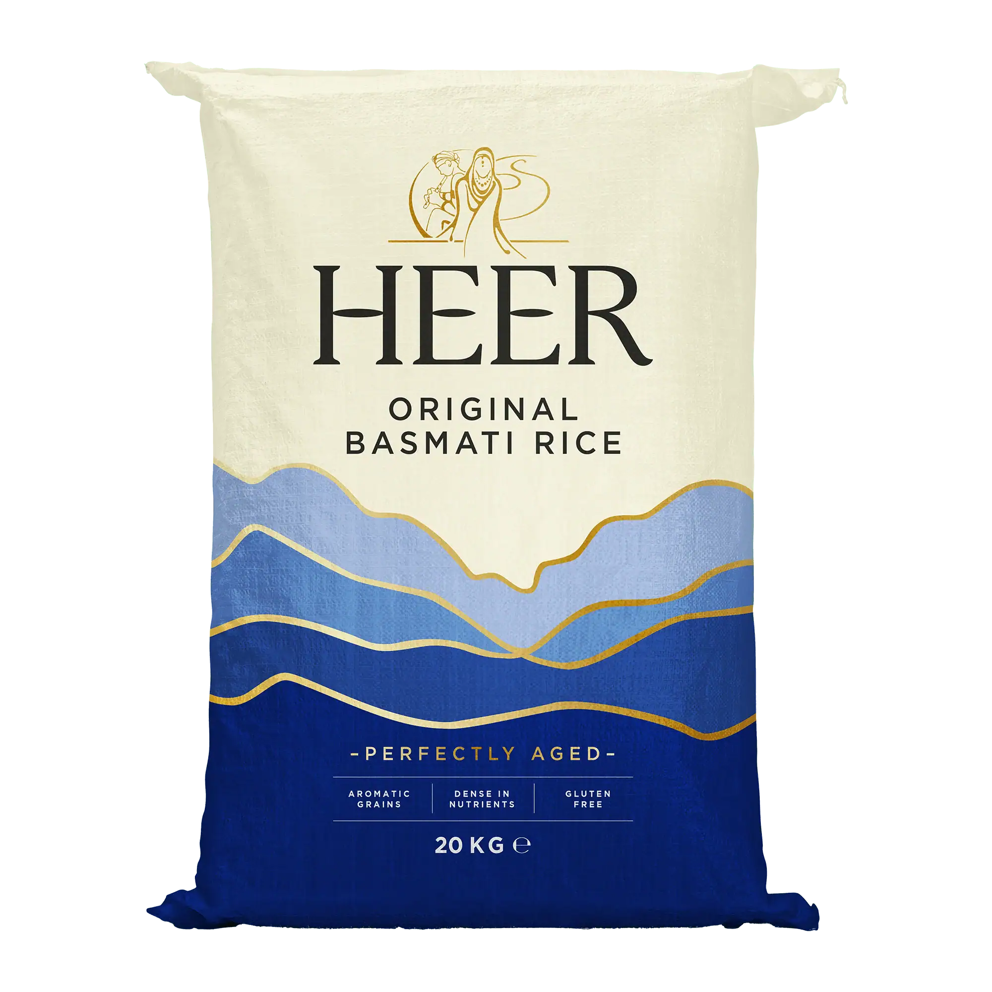 Asiatischer Basmati-Reis 20kg im Online-Shop, perfekt gereift, glutenfrei, aromatisch, 20 kg Packung.