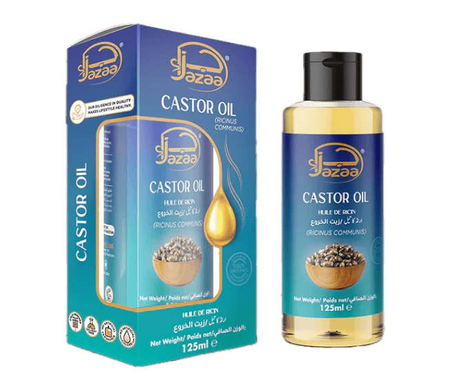 Asiatischer Lebensmittelladen - JAZAA Rizinusöl 125ml, hochwertiges Naturprodukt.