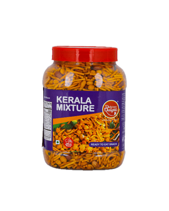 Asiatischer Lebensmittel Online-Shop. Kerla Mixture 400g in Glasbehälter.
