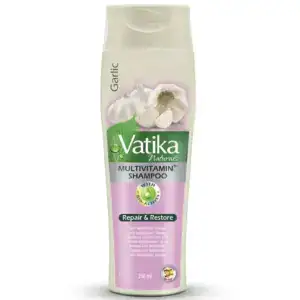 Vatika Knoblauch Haar Shampoo, asiatischer Lebensmittelladen, 200ml.
