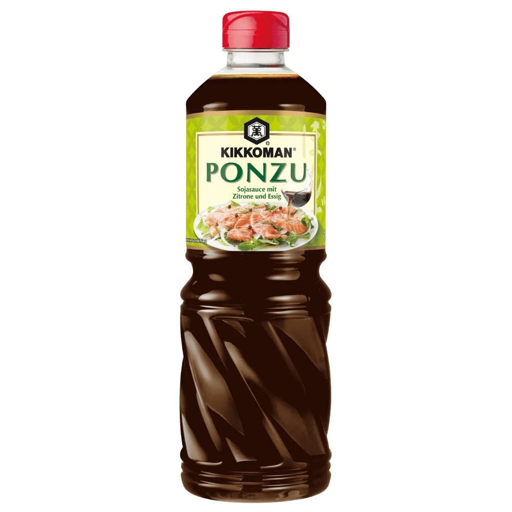 Asiatische Lebensmittel Online-Shop. Kikkoman Ponzu Sauce 1L Flasche.