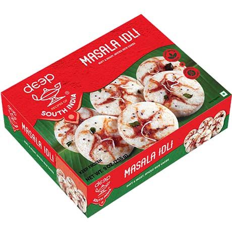 Asiatischer Lebensmittelladen - Masala Idli, indisches Snack-Produkt, 255g.