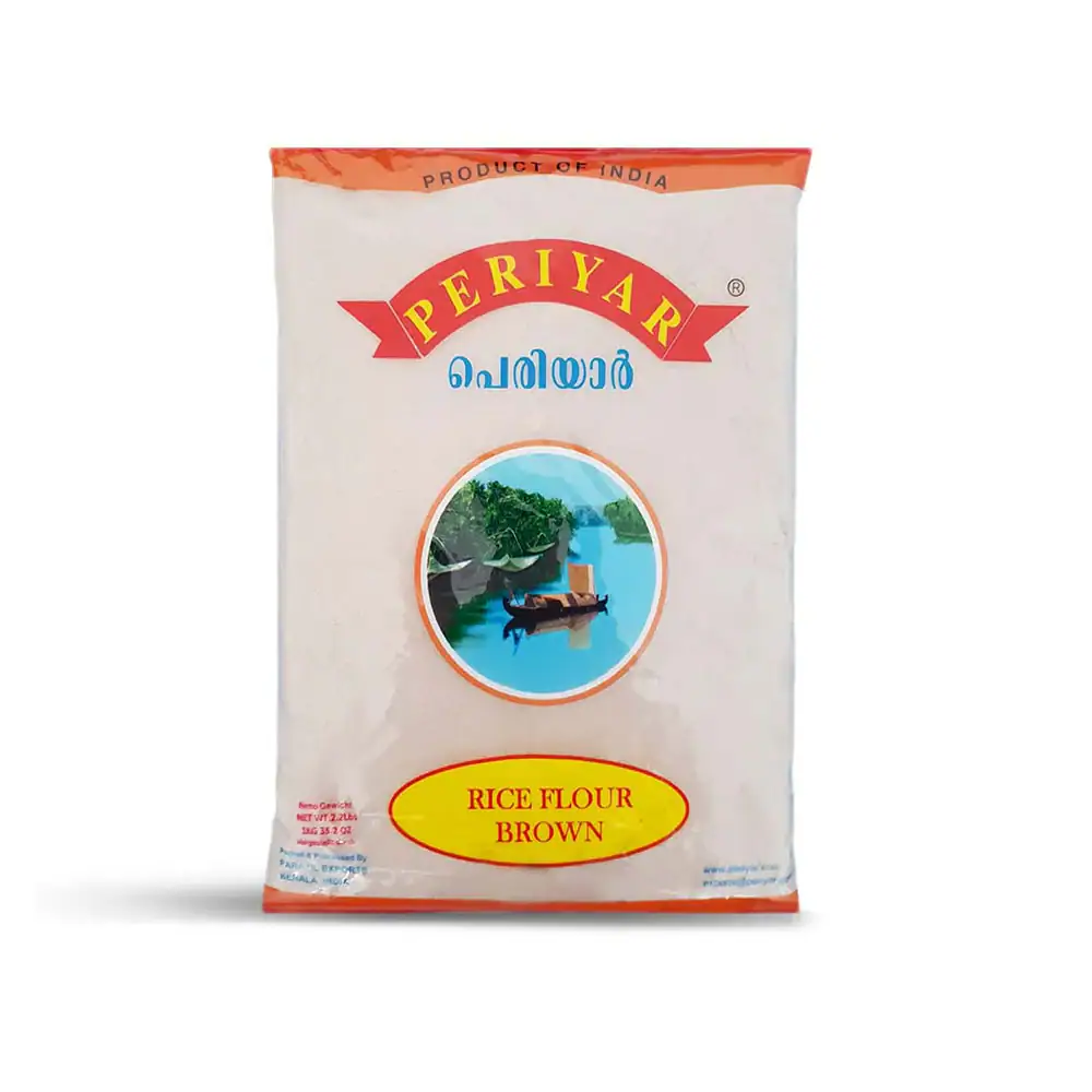 Asiatischer Reis Mehl Online-Shop, braunes Reismehl, Periyar Marke, 1kg Packung.