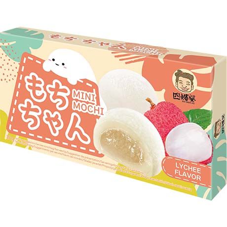 Mini Mochi Lychee Geschmack, asiatische Süßigkeit, asiatischer Lebensmittel Online-Shop.