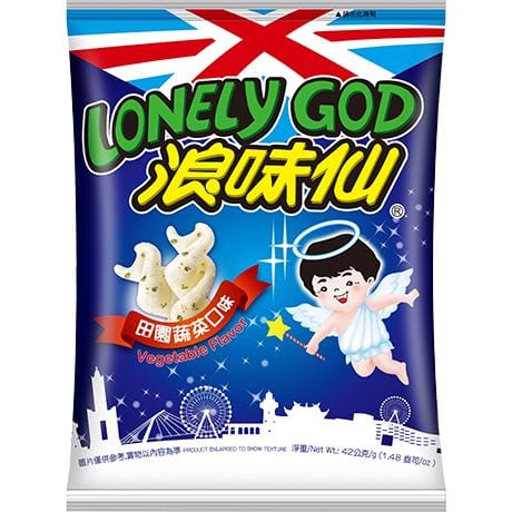 Asiatischer Snack mit Gemüsegeschmack, 42g, für Online-Shop.