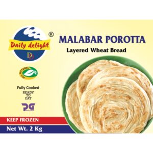 Asiatischer Lebensmittel Online-Shop, Malabar Parotta 2kg, gebrauchsfertig, gefroren.