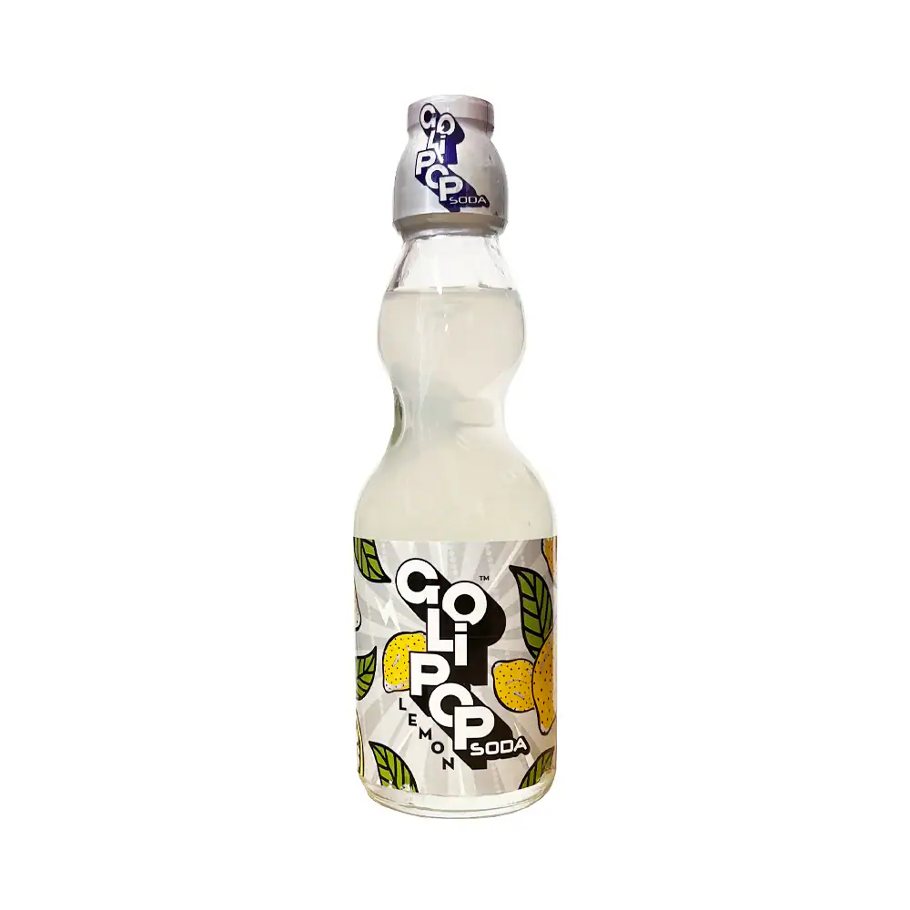 GOLI SODA Zitronengeschmack, asiatisches Erfrischungsgetränk, 220ml.