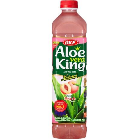 Aloe Vera Drink Pfirsich 1,5 l - Asiatischer Lebensmittel Online-Shop.