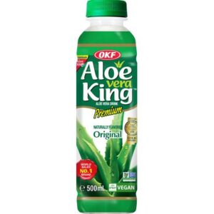 Asiatischer Aloe Vera Drink 500ml, vegan, Original, Premium Qualität.