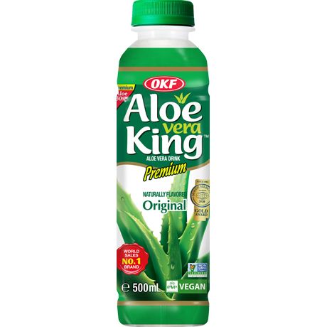 Asiatischer Aloe Vera Drink 500ml, vegan, Original, Premium Qualität.