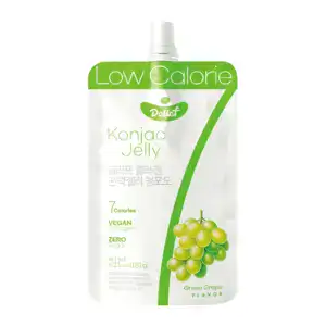 Asiatische Lebensmittel Online-Shop, vegane Konjac Jelly mit Traubengeschmack.