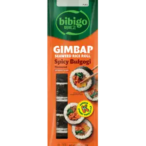 Asiatische Lebensmittel Online-Shop, Gimbap Seaweed Rice Roll, spicy Bulgogi Style.