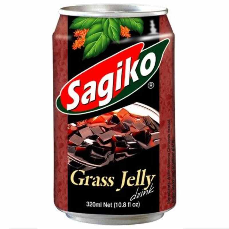 SAGIKO Gras Jelly Drink 320ml, asiatischer Lebensmittelladen, erfrischendes Getränk.
