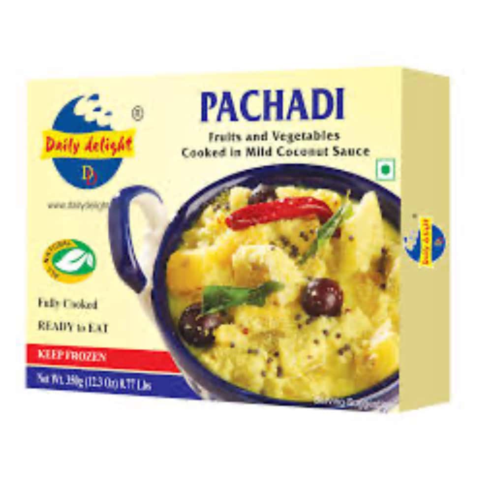 Asiatischer Lebensmittel Online-Shop, Pachadi 350g, Früchte und Gemüse, mild gekocht.