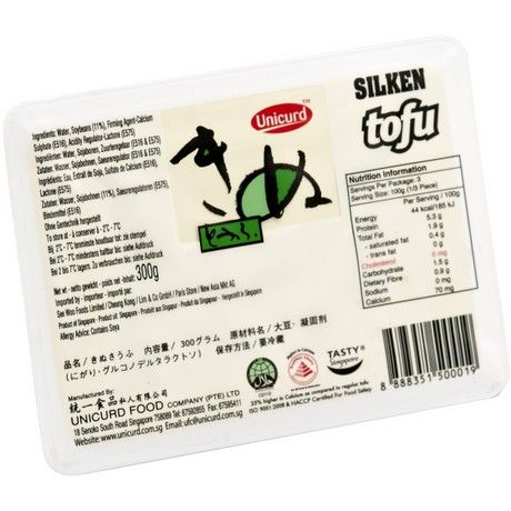 Asiatischer Silken Tofu, 300g, für asiatische Gerichte, vegan, glutenfrei, hochwertig.