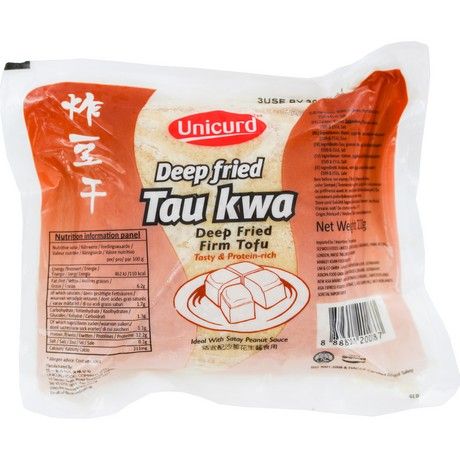 Asiatischer Lebensmittelladen - Tau Kwa frittierter Tofu 220g.