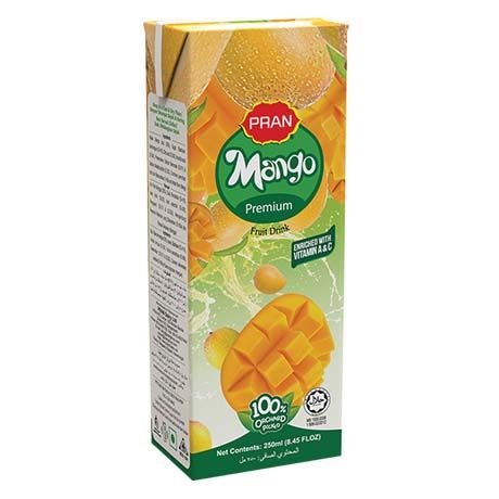 Asiatischer Mango Saft, 250ml, fruchtig, vitaminreich, asiatische Lebensmittel.