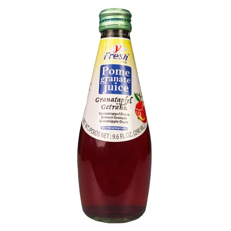 Asiatischer Granatapfelsaft im Flasche, asiatische Lebensmittel Online-Shop.