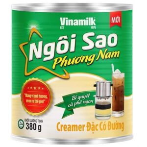 Asiatischer Lebensmittelladen - Kondensierte Milch für Kaffee und Desserts.