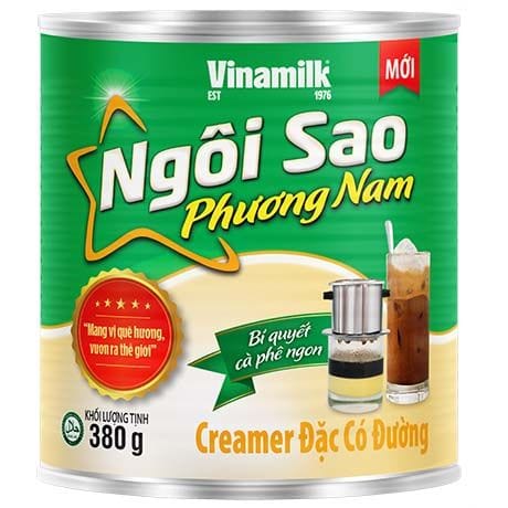 Asiatischer Lebensmittelladen - Kondensierte Milch für Kaffee und Desserts.