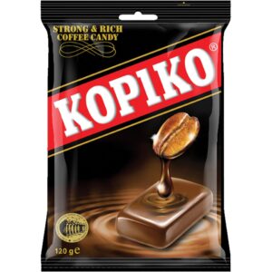 Asiatischer Kaffee Bonbon, KOPIKO, stark & reich, 120g, asiatische Lebensmittel.