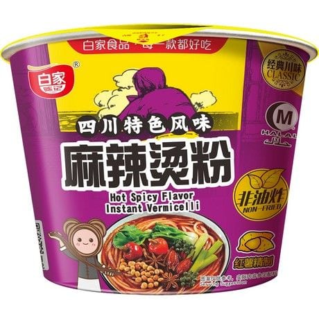 Asiatischer Instant-Vermicelli mit scharfer Würze, 100g.