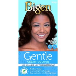 Asiatische Lebensmittel Online-Shop, Bigen Gentle Cream Brown Haarfarbe, natürliche braune Nuance.