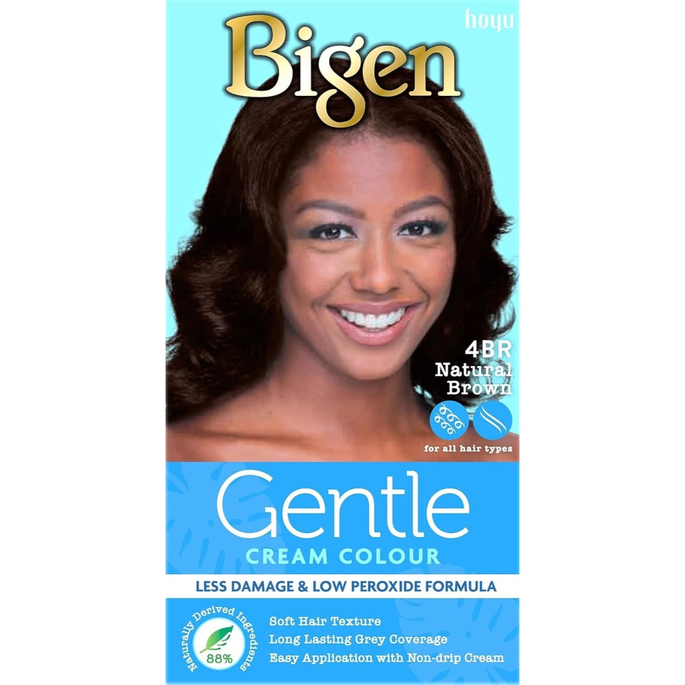 Asiatische Lebensmittel Online-Shop, Bigen Gentle Cream Brown Haarfarbe, natürliche braune Nuance.
