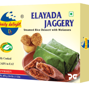 Elayada Jaggery, asiatischer Reisdessert mit Molasses, gefroren, 454g.
