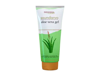 Aloe Vera Gel von Patanjali, asiatischer Lebensmittelladen, 150ml, natürliche Hautpflege.
