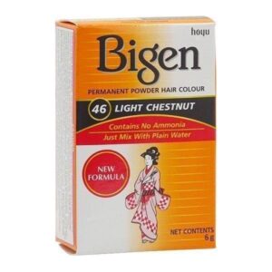 Asiatischer Lebensmittelladen, Bigen Light Chestnut Haarfarbe 6g.