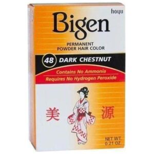 Asiatische Lebensmittel Online-Shop - Bigen Dark Chestnut Haarfarbe 6g.