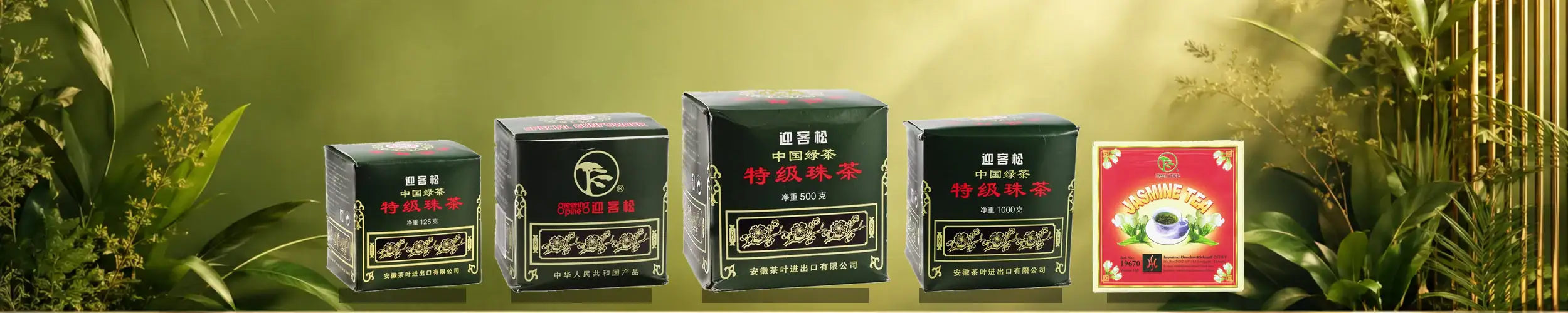 Verschiedene asiatische Teesorten im Online-Shop, hochwertige Qualität, authentisch.