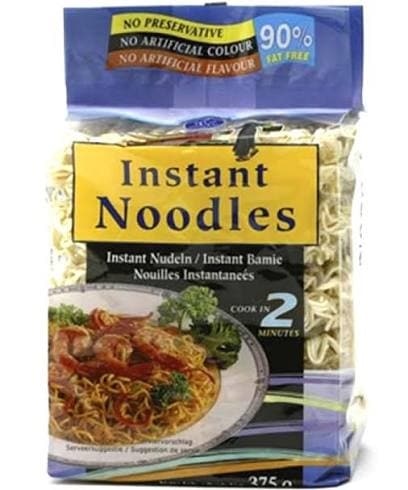 Asiatische Lebensmittel Online-Shop, Instant Noodles, 375g, schnell zubereitet.