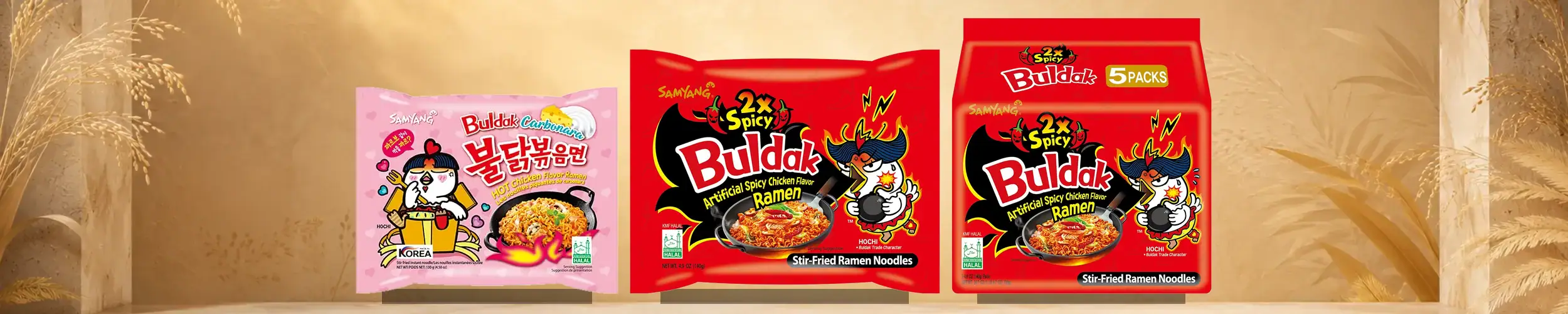 Asiatische Lebensmittel Online-Shop mit Nudeln und Snacks.