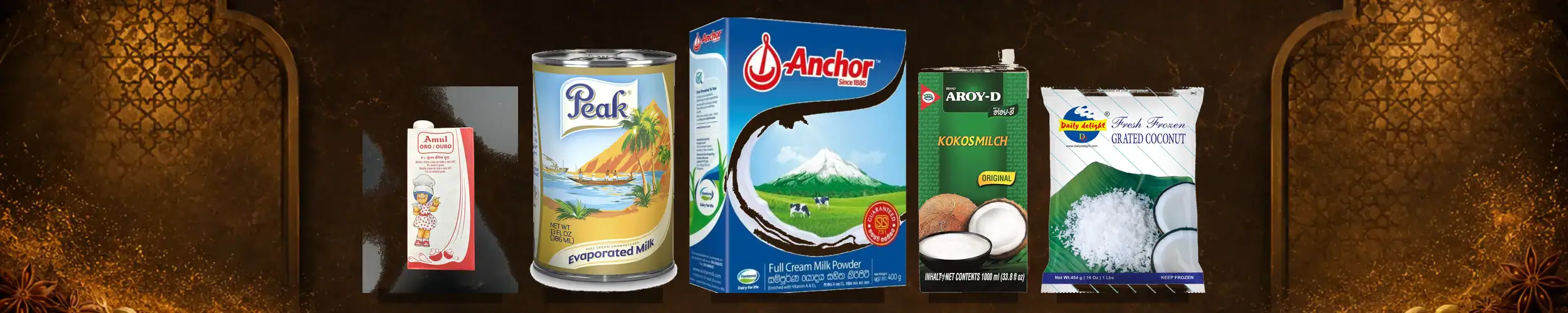Asiatische Lebensmittel Online-Shop mit Kokosmilch, Fischsauce und mehr.