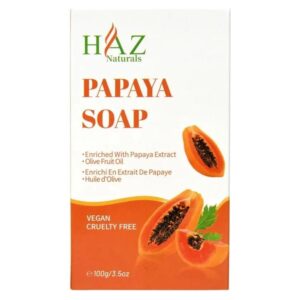 Asiatische Lebensmittel Online-Shop, Papaya Seife mit Extrakt und Olivenöl, vegan und cruelty-free.