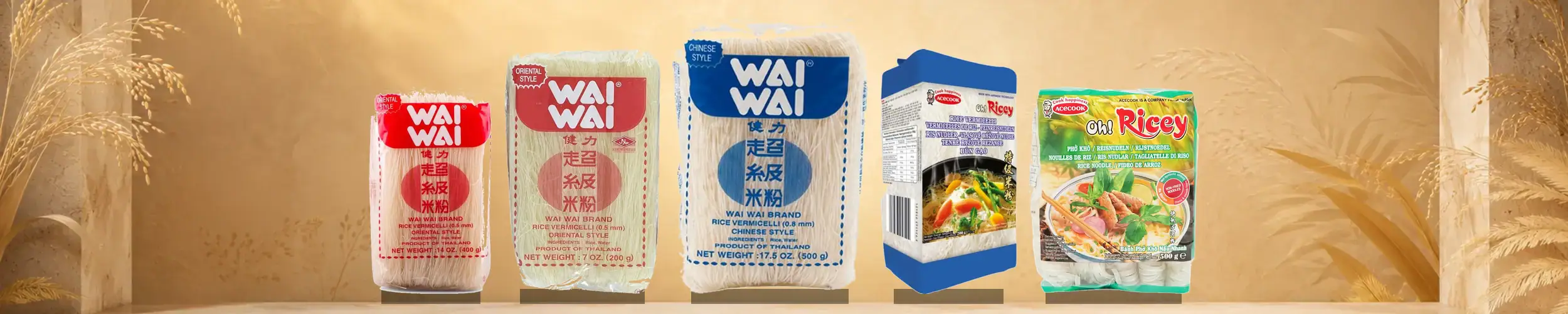Asiatische Lebensmittel Online-Shop mit verschiedenen Produkten.
