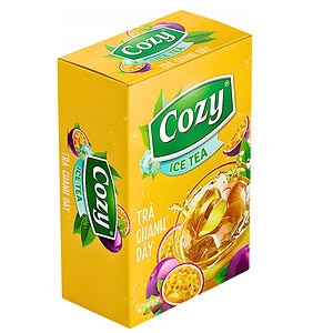 Asiatischer Lebensmittel Online-Shop mit Cozy Eistee-Getränk.