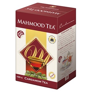 Asiatischer Lebensmittel Online-Shop, Mahmoood Tee mit Kardamom, 100g.