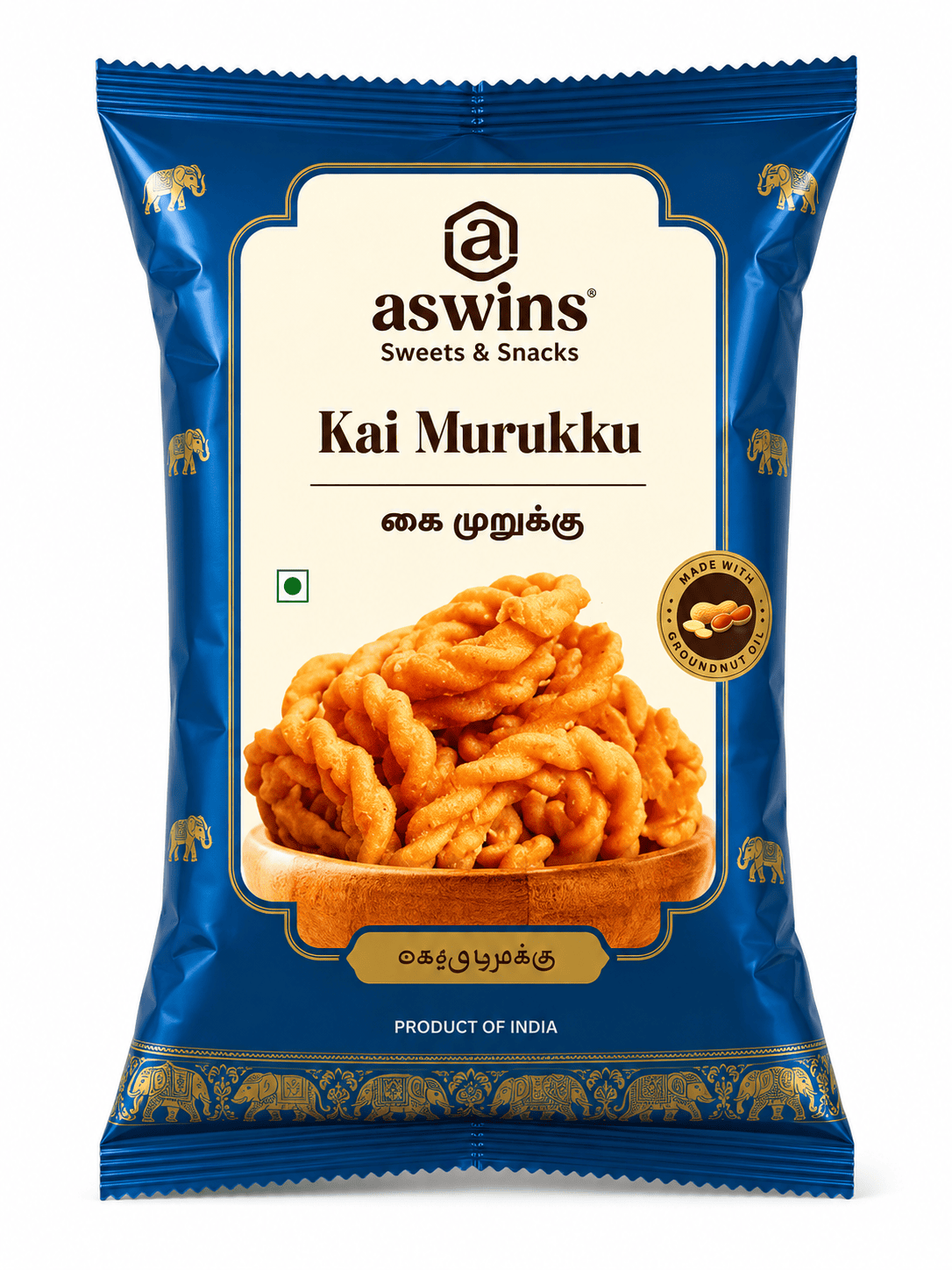 Asiatischer Lebensmittel Online-Shop, Kai Murukku, knusprige indische Snacks.