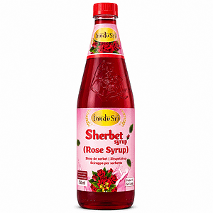 Asiatischer Lebensmittel Online-Shop, Rose Sirup in Flasche, 750ml.