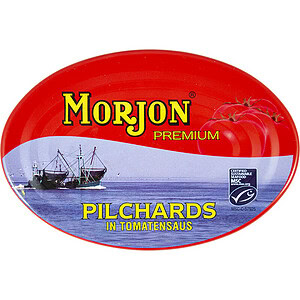 Asiatische Lebensmittel Online-Shop, Pilchards in Tomatensauce, Morjon Premium.