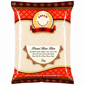 Asiatischer Reis im 1kg-Pack für asiatische Gerichte.