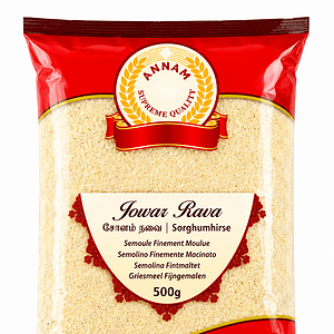 Asiatischer Lebensmittel Online-Shop, Jowar Rava, 500g.