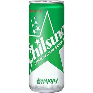 Asiatische Limonenlimonade in grüner Dose, erfrischend und lecker.