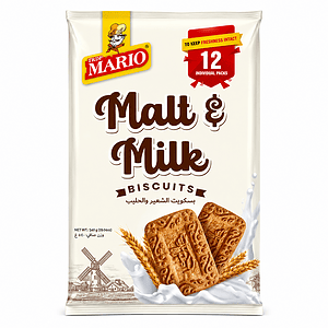 Asiatische Lebensmittel Online-Shop, Malt & Milk Biscuit Packung.