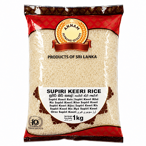 Reis Supiri Keeri Rice, 1kg, sri-lankisches Produkt.