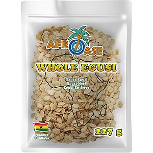 Ganze Egusi Samen, 227 g, afrikanische Spezialität, Ghanaische Produktion.
