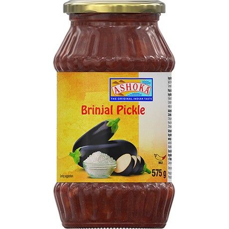 Asiatischer Brinjal Pickle in Glas, 575g, authentisch asiatisch.